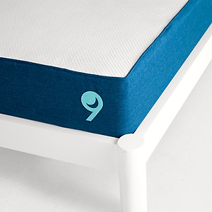 Nệm Foam Cao Cấp Ru9 Original 25cm Trắng Xanh, 3 Lớp Foam Nâng Đỡ Cơ Thể Tối Ưu