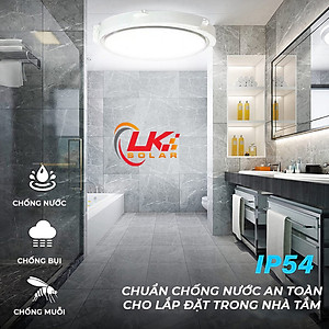 Đèn Led Ốp Trần Năng Lượng Mặt Trời Siêu Sáng 200W CHÍNH HÃNG- LK SOLAR XDD-77200, Sử dụng 100% năng lượng mặt trời, lắp đặt ngoài ban công, phòng khách, phòng ngủ, cảm biến ánh sáng, có remote điều khiển từ xa