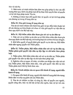 Sách Bộ Luật Tố Tụng Dân Sự Của Nước Cộng Hòa Xã Hội Chủ Nghĩa Việt Nam (2016)
