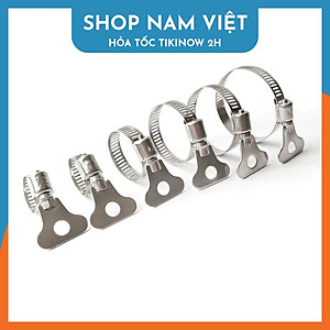 Đai Siết Cổ Dê Inox Chịu Tải Nặng, Có Tay Vặn