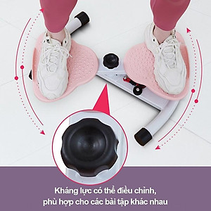 Bàn xoay eo 3004R Xoay eo giảm cân, tập bụng, kết hợp massage chân