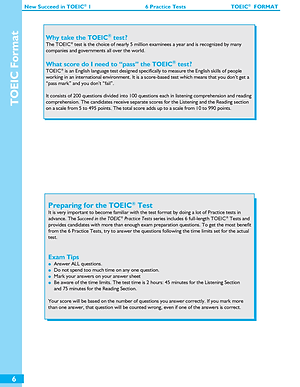 Succeed in TOEIC 1 (550-750) with 6 Practice Tests - New Revised format 2018