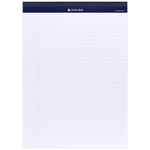 Sổ Legal Pad 40 Trang - Oxford A10 - Màu Trắng