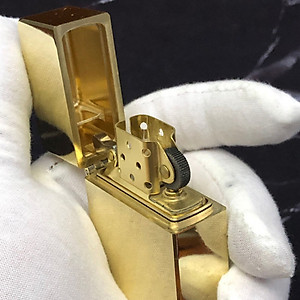 Vỏ Hộp Quẹt Bật Lửa Xăng Bấc Đá Đồng Nguyên Khối Zorro Z915 Cao Cấp Sang Trọng