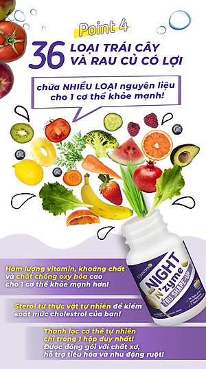 [Nhập Khẩu Từ Malaysia] Viên Uống An Thần, Cải Thiện Giấc Ngủ,Hỗ Trợ Giảm Cân, Detox Cơ Thể Trunight N'zyme Ujuwon - Hộp 30 Viên