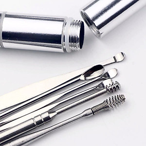 Bộ dụng cụ lấy ráy tai cho Bé, bộ ngoáy tai 20 món tich hợp đèn soi cho cảm giác dễ chịu HBH