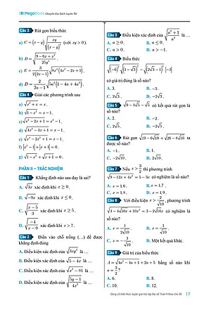 Sách Củng Cố Kiến Thức Luyện Giải Bài Tập Đại Số Toán 9 (Theo Chủ Đề)