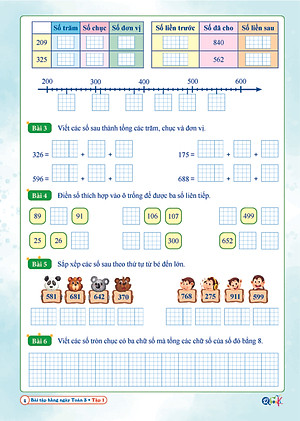Bài Tập Hằng Ngày Toán Lớp 3 - Kết Nối Tri Thức - Học Kì 1