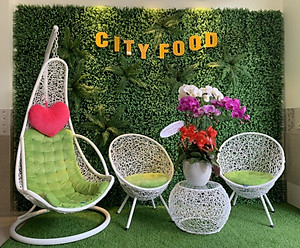 Bộ bàn ghế sân vườn + xích đu NAVICOM