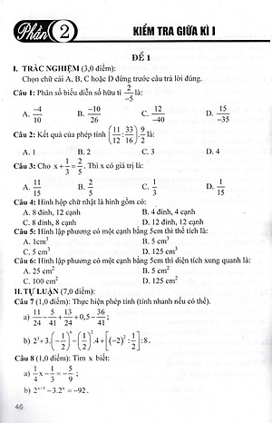 Sách tham khảo- Bộ Đề Kiểm Tra Toán 7 (Bám Sát SGK Chân Trời Sáng Tạo)_HA