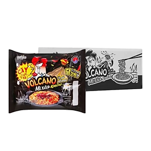 Thùng 24 Gói Mì Xào Koreno Vị Gà Phomai Volcano 118g