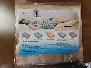 VỎ GỐI KÊ CHÂN CHỐNG GIÃN TĨNH MẠCH YOROKOBI 28CM- VÀNG NHẠT