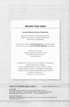 Sách Mastering Bitcoin - Bitcoin Thực Hành: Những Khái Niệm Cơ Bản Và Cách Sử Dụng Đúng Đồng Tiền Mã Hóa