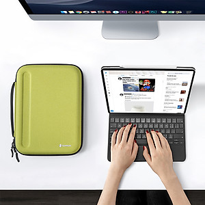 Túi chống va đập chính hãng TOMTOC (USA) Portfolio Holder Hardshell cho iPad Pro/Tablet/Notebook 