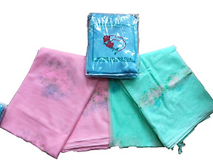 Mùng ngủ không cửa giăng dây 4 góc truyền thống - Vải tuyn dày lỗ nhỏ chống muỗi tuyệt đối - Hồng - 1M8 X 2M