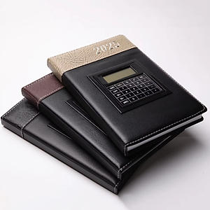 [SỔ TAY DA KÈM MÁY TÍNH] Sổ Da Doanh Nhân Cao Cấp Kèm Máy Tính Dành Riêng Để Lập Kế Hoạch Cho Năm 2025