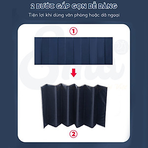 Đệm ngủ trưa văn phòng gấp gọn EMA loại cao cấp dày 1cm - tặng kèm túi đựng