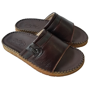 Dép Nam Quai Ngang Đế Doctor BIGGBEN Da Bò Thật DN338