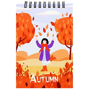 Sổ Lò Xo Note 4 Mùa A6 - Kẻ Ngang - 160 Trang 80gsm - The Sun - Autumn