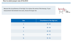 ZAMST EK-3 (Knee support) Hỗ trợ đầu gối