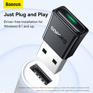 Adapter tạo Bluetooth cho máy tính / usb bluetooth V5.3 Baseus BA07 _ Hàng chính hãng