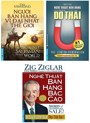 Combo Nghệ Thuật Bán Hàng Bậc Cao + Nghệ Thuật Bán Hàng Của Người Do Thái + Người Bán Hàng Vĩ Đại Nhất Thế Giới (Bộ 3 Cuốn) _FN