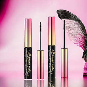 Mascara Siêu Bền Chống Trôi Làm Tơi Và Dày Rậm Làn Mi Mỏng Kissme Heroine  (2 Màu)