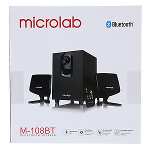 Loa Bluetooth Microlab M-108BT - Hàng Chính Hãng