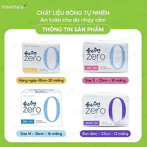 BĂNG VỆ SINH KLEANNARA ZERO HẰNG NGÀY (18CM) - 20 MIẾNG