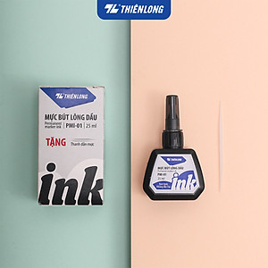 Bộ  6 Mực bút lông dầu Thiên Long PMI-01