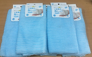 Khăn tắm kỳ lưng tạo bọt mịn 32x110cm - Hàng nội địa Nhật Bản nhập khẩu chính hãng