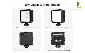 Đèn hỗ trợ quay phim chụp ảnh ULANZI VL49 - Đèn Led chuyên dụng cho máy ảnh và điện thoại - Hàng nhập khẩu