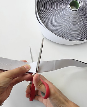 Miếng dán xé có keo bản 2.5cm, velcro tape/ khóa nhám (1 set)