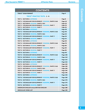 Succeed in TOEIC 1 (550-750) with 6 Practice Tests - New Revised format 2018