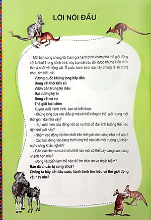 Sách Thế Giới Động Vật Kì Thú - Động Vật Có Vú