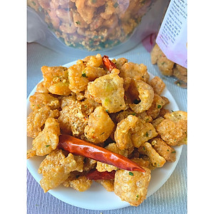 Tóp Mỡ Thịt Liền Da Sốt Mắm Tỏi VietTin Mart