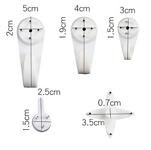 Combo 10 Đinh Ghim Tường Treo Tranh, Khung Ảnh, Đồ Vật KUNBE Không Cần Khoan Đục, Móc Treo Tranh Gắn Tường Siêu Chắc Đủ Kích Thước