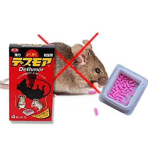 Viên Diệt Chuột Nhật Bản Hộp 4 Vỉ Sạch Sẽ, An Toàn Và Hiệu Quả