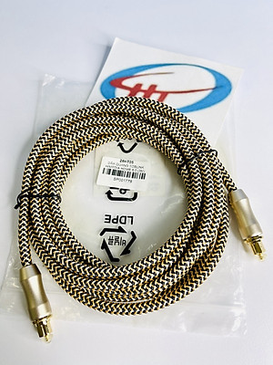 Dây audio quang (Toslink Optical) đầu mạ vàng dài 3M HIMEDIA 8.0 - Hàng chính hãng