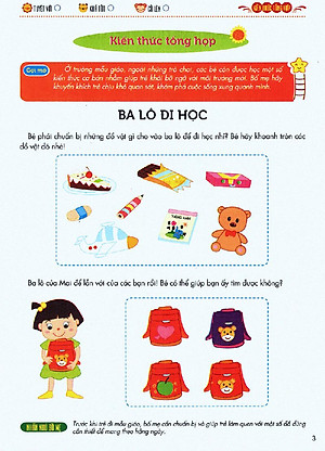 Sách Bé Yêu Đi Mẫu Giáo - Rèn Luyện IQ (A)