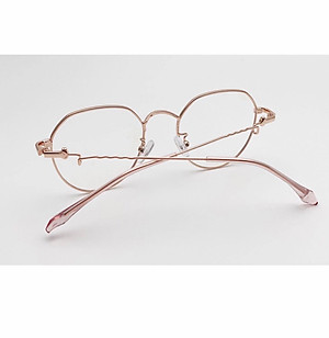 Gọng kính cận, Kính giả cận vintage Kim loại phong cách ulzzang Hàn Quốc KL105 + tặng Tuavit Kính Xinh mini