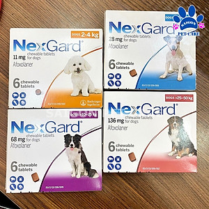 Viên nhai Nexgard trị ve rận, bọ chét cho chó (1 viên) - 25-50kg
