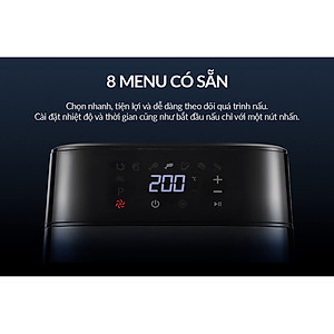 Nồi chiên không dầu LocknLock EJF284BLK (5.5 Lít) - Hàng chính hãng