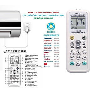 Remote điều khiển máy lạnh nội địa Nhật, điều khiểu máy lạnh điều hòa (xả hàng) (Hàng Chính Hãng)