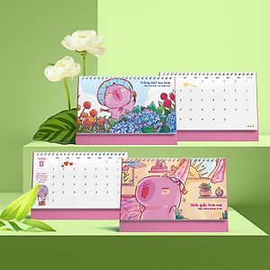 Lịch Bàn 2026 - Chữa Lành Dễ Mà - SDstationery 2026-SD-LBA