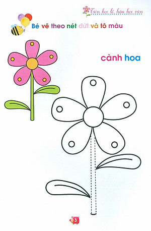 Sách Chuẩn bị cho bé vào lớp 1 - Tập tô nét cơ bản