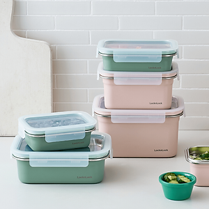 Hộp đựng thực phẩm LocknLock LST511 nhiều size, Hàng chính hãng, thép không gỉ, khóa cạnh chắc chắn - JoyMall