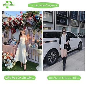 Miếng Dán Ngực Giấy Túi 10 Miếng Dán Ngực Chống Lộ Ti Khoe Vòng 1 Quyến Rũ  023