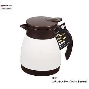 Bình giữ nhiệt Inox Pearl Metal màu trắng kem - Nội địa Nhật Bản