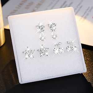 Bông tai nữ set 3 đôi funny funny day nhiều mẫu